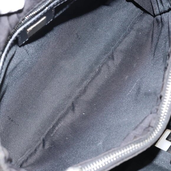 FENDI Zucca Canvas Hand Bag Black Auth ep11239 - Picture 10 of 16